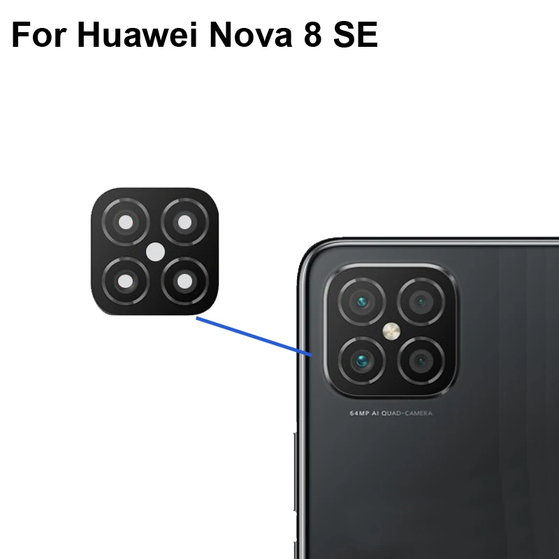 Стеклянные линзы для задней камеры Huawei Nova 8 SE 2 шт. | Мобильные телефоны и