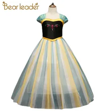 Bear Leader/платье принцессы; Новинка; Брендовые вечерние платья для девочек; детское платье; маскарадные костюмы для девочек; элегантное платье принцессы; Canonicals