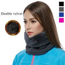 Multifunctional Winter Face Mask Neck Warmer Fleece Balaclava Scarf Windproof Cycling Ski Stretchy Neck Gaiter Beanie Hat