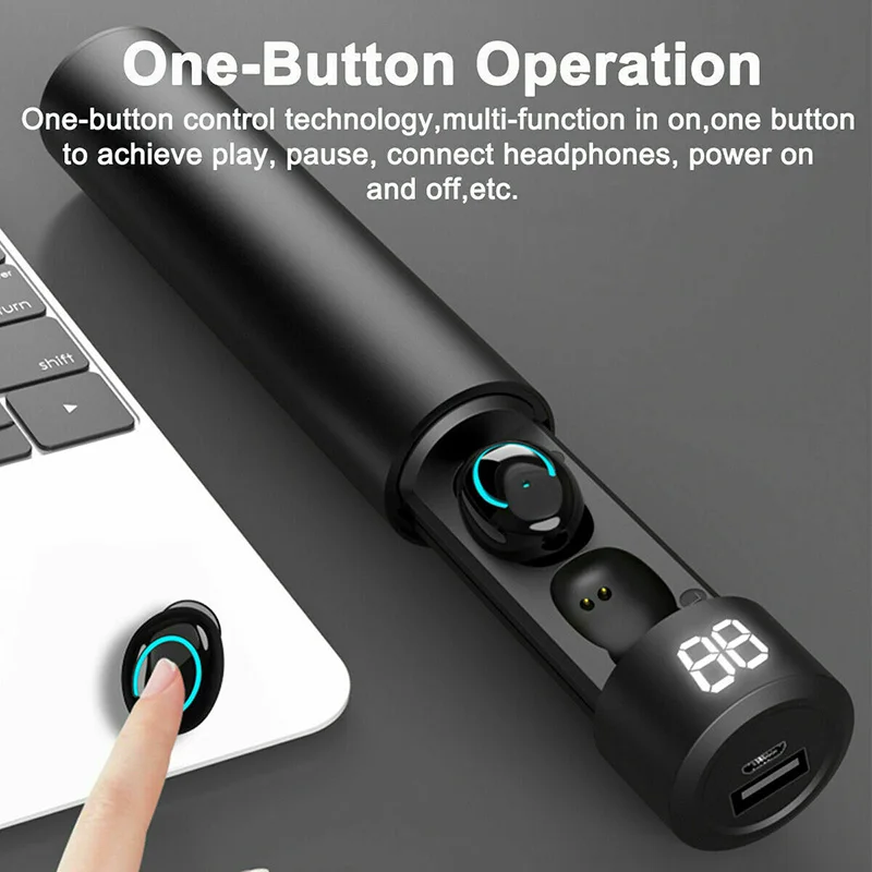TWS, Bluetooth 5,0, наушники, спортивные наушники, стерео, анти-шум, музыка, Спортивная гарнитура, близнецы, водонепроницаемый, эргономичный дизайн, наушник
