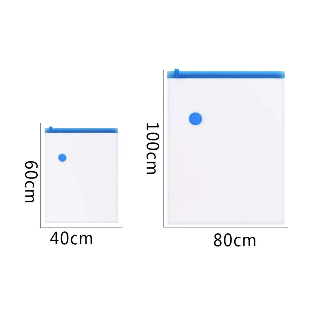 

14Pc Reusable Vacuum Storage Bag Saves 80% Space Compression Bag 6 Sacs de 80x100cm+8 Sacs de 40x60cm vacuum bags