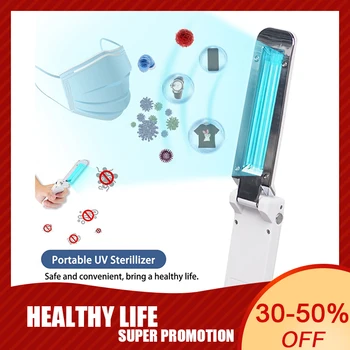 

Foldable UV Sanitizer Light Portable Disinfection UV Lamp Home Office Disinfect Light USB Handheld Ultraviolet Sterilization Lig