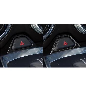 

For Ford Chevrolet Camaro 2017- 2019 Car Carbon Fiber Sticker Vehicle Interior Warning Light Switch Trim Cover Car Styling