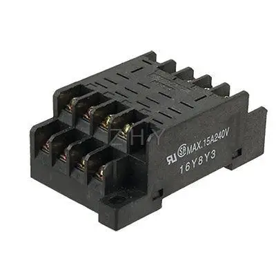 

DIN Rail Mount 8 Pin Time Relay Socket Octal Base Screw 8PFA