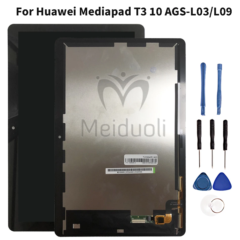 

LCD Display For Huawei Mediapad T3 10 AGS-L03 AGS-L09 AGS-W09 T3 LCD Display Touch Screen Digitizer Assembly Replacement Part