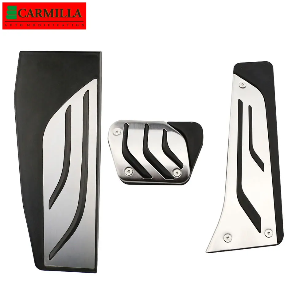 Carmilla Brake Accelerator Fuel Car Pedals for BMW 1 2 3 4Series M3 M4 E87 E90 F20 F21 F30 F32 F36 F80 F82 Foot Rest Brake Pedal car pedals