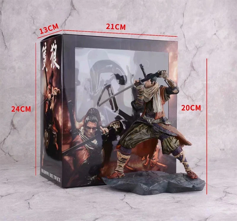 Игра PS4 20 см SEKIRO Shadows Die Twice игровые фигурки аниме ПВХ экшн статуя волка
