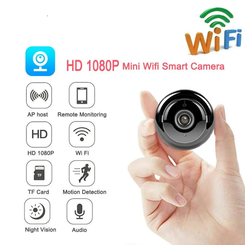 Wireless Mini IP Camera 1080P HD IR Night Vision Micro Home Security surveillance WiFi Baby Monitor | Электроника