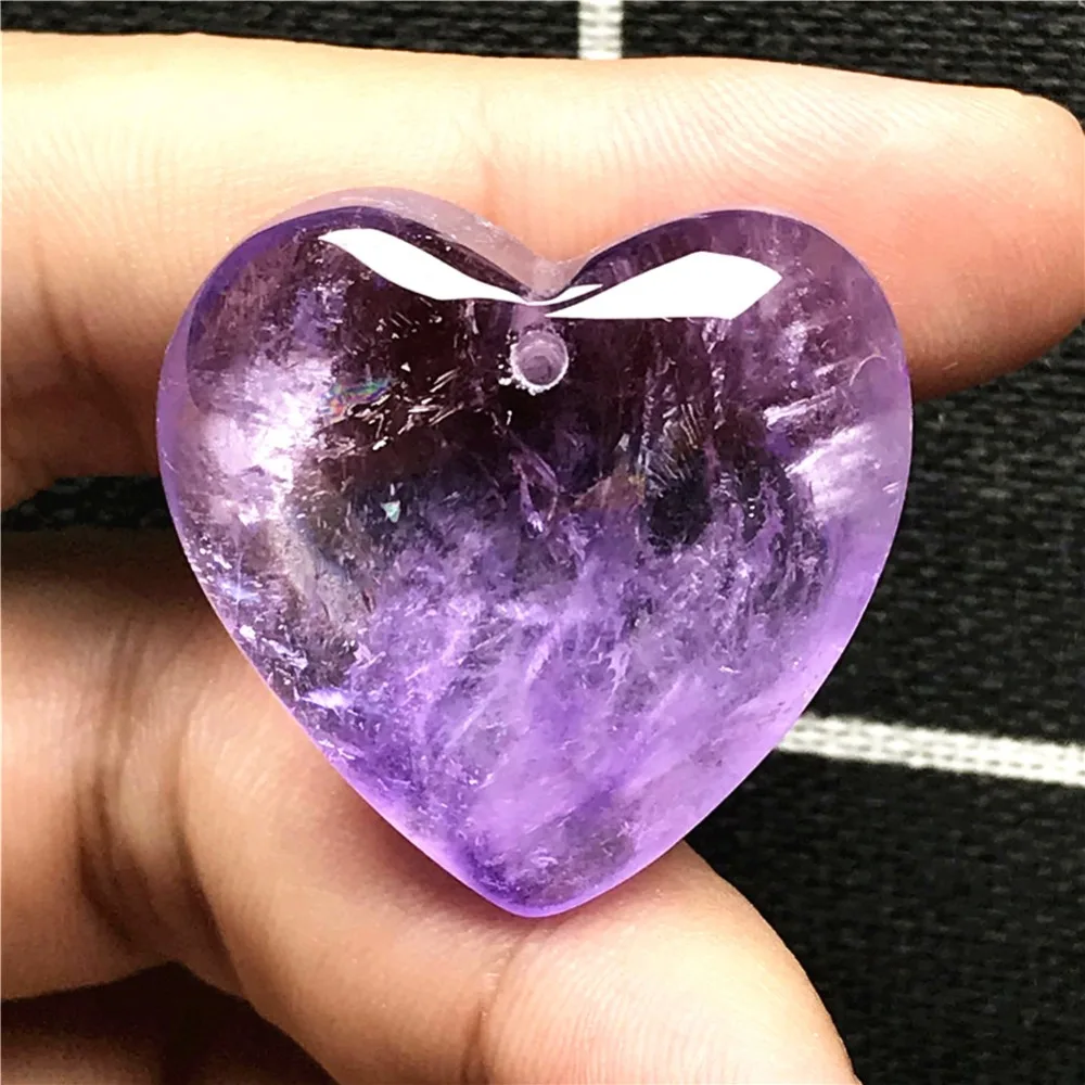Heart Amethyst Pendant (87)