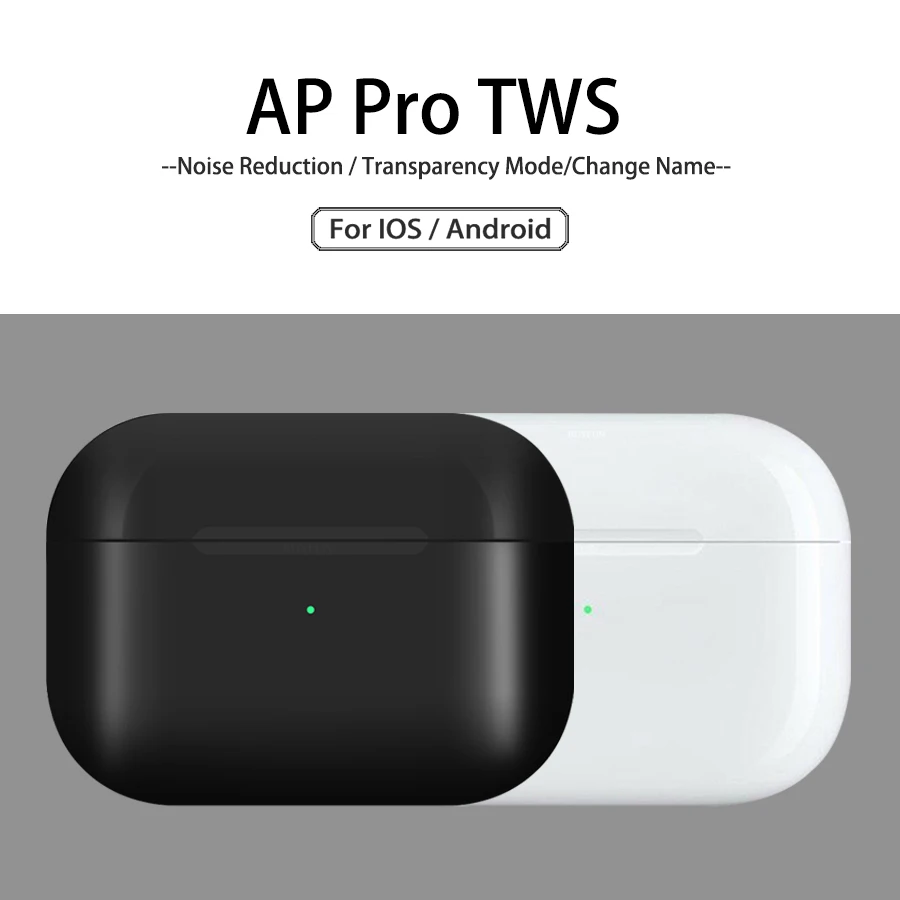 

Noise Reduction Transparency Mode AP Pro TWS Earphone 8D Hifi Stereo Clone Air 3 Pro 1:1 Size Wireless Headphone Not i12 i80 TWS