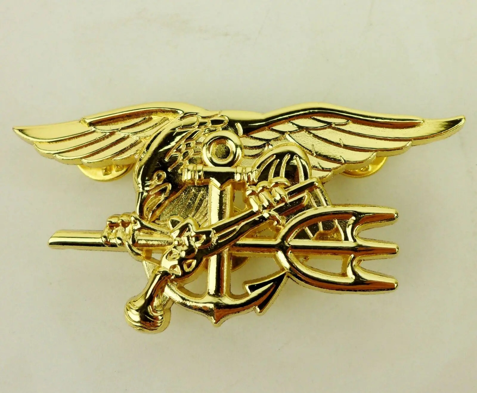 1pcs U.s. Navy Seals Special Warfare Badge Pins Us Navy Seal Trident Badge Pin Military Store