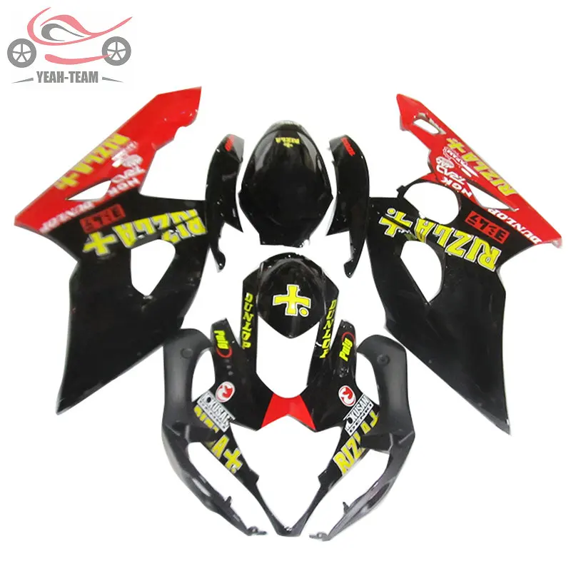 Бесплатный заказ собственные Обтекатели для Suzuki GSXR1000 K5 2005 2006 ABS пластик китайский