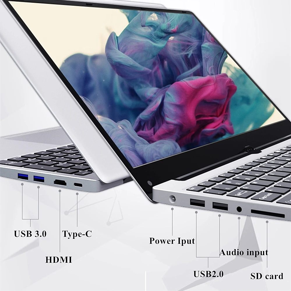 LHMZNIY Gaming laptop 15.6inch Metal Body Intel i7 6500U 16GB RAM 2G Dedicated Video Card Windows 10 Notebook Game Office Work