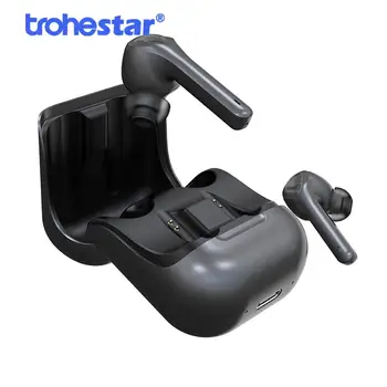 

TWS Wireless Bluetooth 5.0 Earphones HIFI Touch Earbuds Mini Portable Intelligent Noise Cancelling Earphone Stereo Smart charge