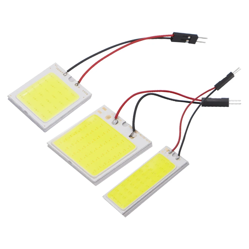 1 шт. T10 COB 24 36 48 SMD; Автомобильные светодиоды панель автомобиля лампы авто лампа для чтения в помещении лампа свет купольная гирлянда BA9S DC 12 В автостайлинг