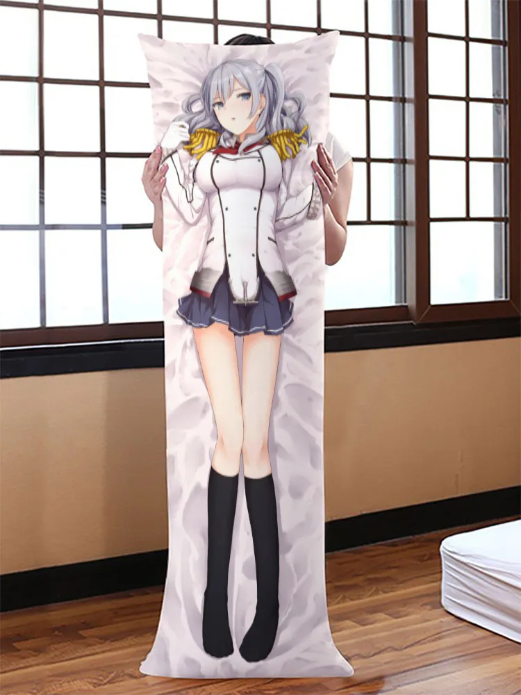 Коллекция Kantai Карнавальный костюм Dakimakura тела подушку Чехол Genshin воздействия Diluc