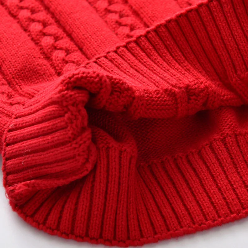 

2019 Autumn And Winter New Style Kids' Sweater V-neck Linen Flower Color Vest School Uniform Knitted Vest Pure Cotton