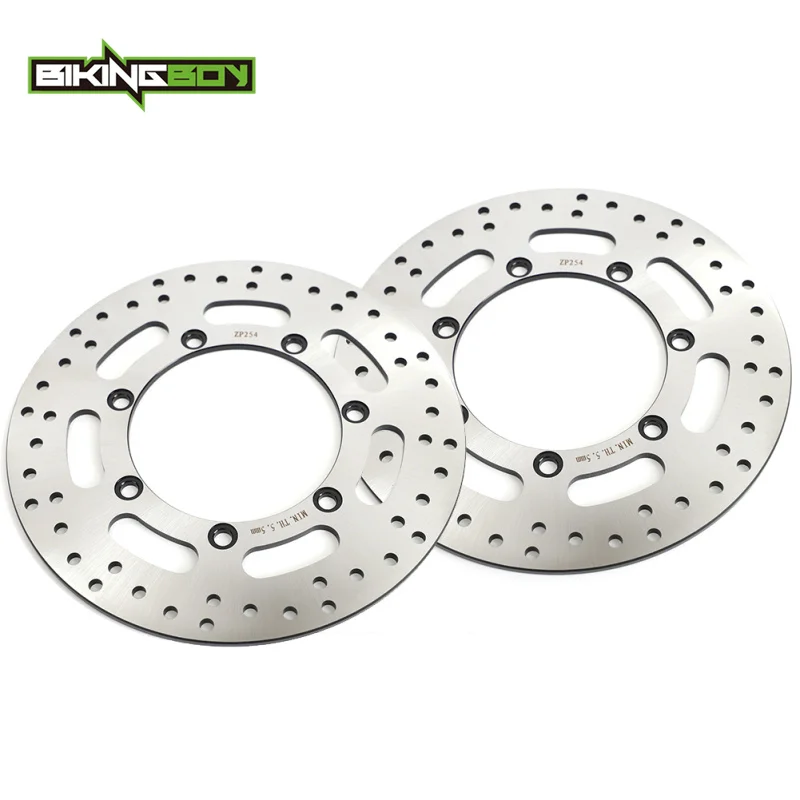 Передние тормозные диски BIKINGBOY для Kawasaki VN 1500 Vulcan Nomad 99 01 VN1500 Fi 00 02 03 04 05 ротора 280 мм 2