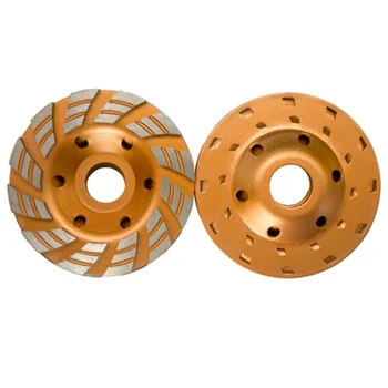 

New 4Inch/100Mm Inner Diamond Wheel Disc Bowl Grinding Cup Granite Polishing Tool Marble Tools For Stone,Concrete