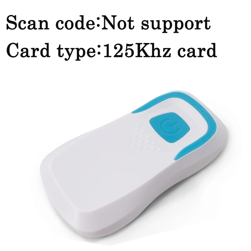 Длинный диапазон RFID чип-ридер USB интерфейс близость 125 кГц 13,56 МГц ID IC смарт-карта NFC синий зуб ридер Android мобильный телефон - Цвет: 125KHZ