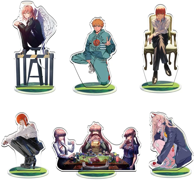 Anime Chainsaw Man Acrylic Stand Cosplay Denji Pochita Power Makima Cartoon  Firgure Plastic Toys Birthday Gift For Friend Crafts - AliExpress