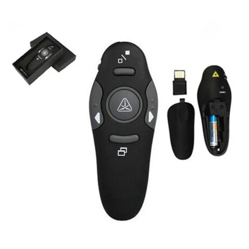

Laser Pointer with Remote Control Electronic Wireless Ppt Remote Control Pen Computer Control Projection Slide Screening Pen Off