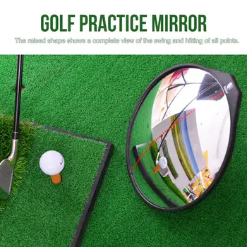 

New Golf Swing Trainer Shape Shots Swing Practice Mirror Aid Swing Trainer Eye Line Swing Trainer Eye Line Golf Accessories