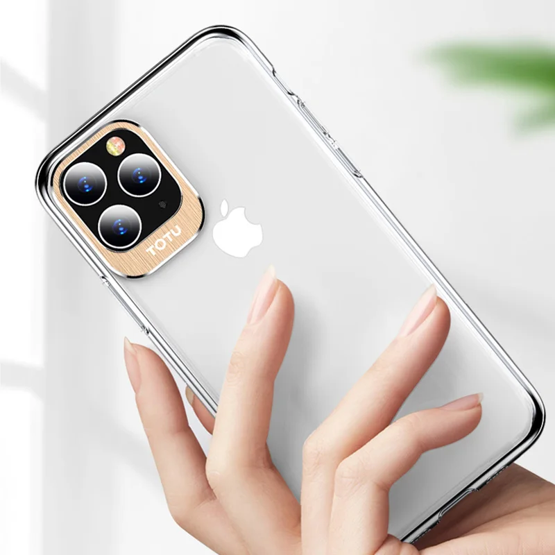 

TOTU Transparent Hard PC Phone Case For iPhone 11 11 Pro Ultra Thin Support Wireless Charging Back Cover For Iphone 11 Pro Max