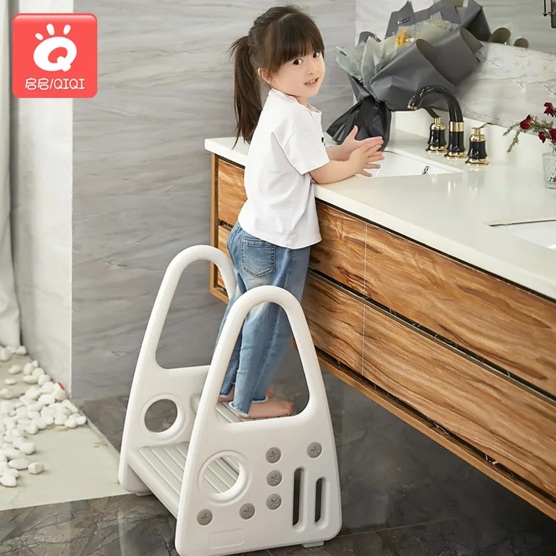 Escabeau Pour Enfant Salle De Bain Tabouret Enfant Chaise Multifonction Tabouret Bas Augmenter La Hauteur Banc Antiderapant Lavabo Pas A Pas Aliexpress