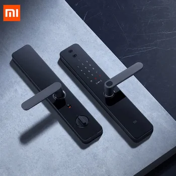 

Hot Xiaomi Mi Smart Door Lock Pro HD Camera Doorway Detection Remote Intercom Electronic Doorbell Alarm 7 Ways To Unlock Safety