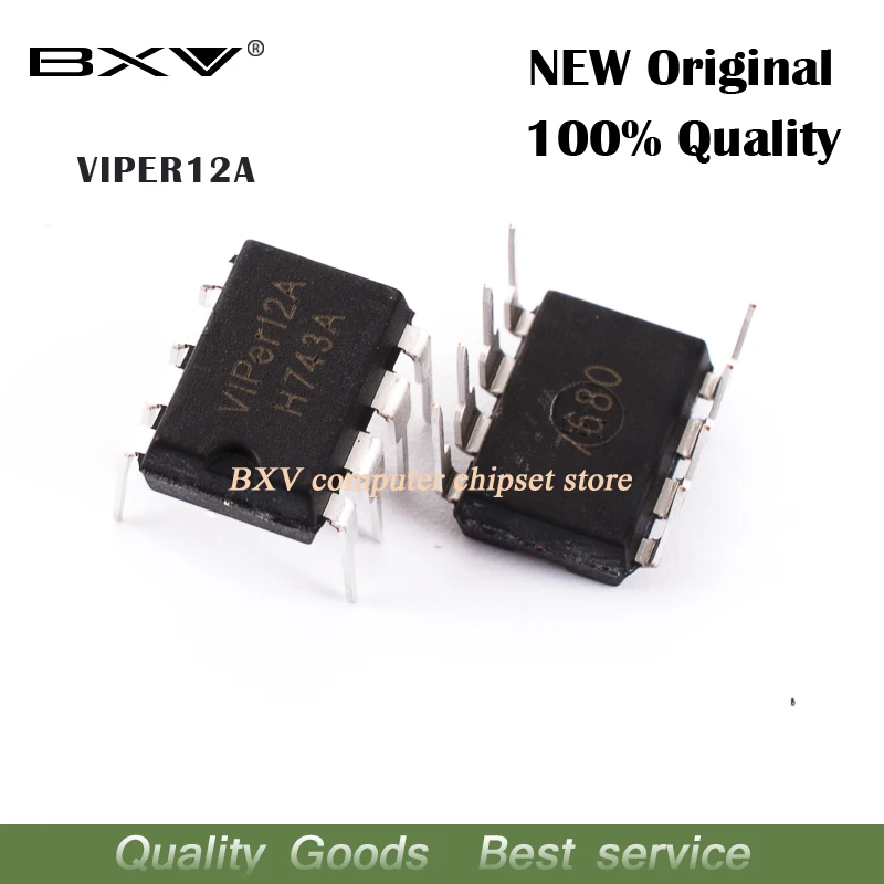 10 шт. VIPER12A DIP8 VIPER12 DIP 12A DIP-8 новый оригинальный | Электронные компоненты и