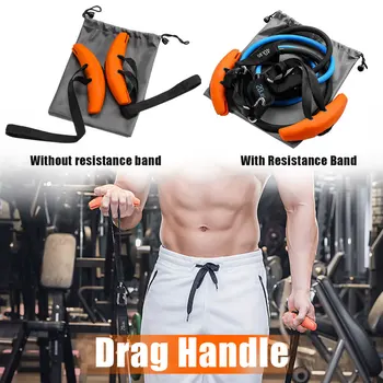 

Exerecise Resistance Band Handle Grips Gym Training Grip Strength Sling Trainer for Pull-up Bars Barbells and Pulling Machines