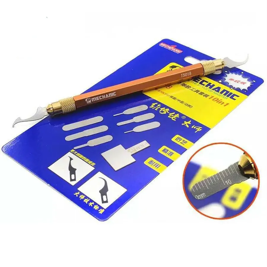 

Mechanic S1018 IC Chip CPU Blade Motherboard Tool PCB Thin Blade Repair For Iphone A8 A9 A10 Powerful Glue Removal Knife