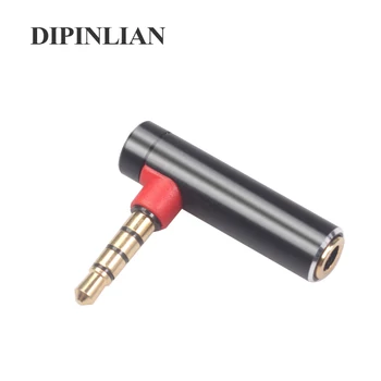 

L Shape Audio Adapter Connector 90 Degree Headphone Converter 3.5mm Male To Female Jack Extension Cable