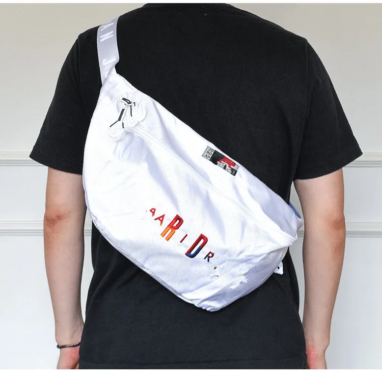 

0255 Chest Pack Casual Men And Women Wallet Embroidered Purse Sports Messenger Bag Support