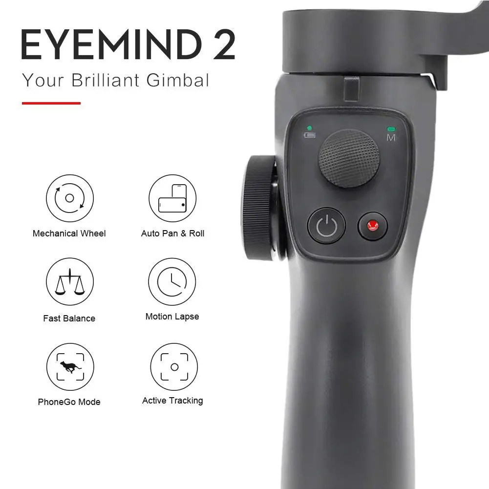 Ручной шарнирный стабилизатор для смартфона Gimbal APP control Vlog Youtuber Record стабилизатор для IPhone 11/Xs/Max/Xr/X Plus samsung Note 8/S8