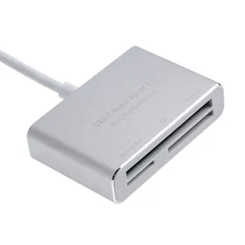 

3 in 1 Type-c USB 3.0 Card Reader Universal CF Card Flash Memory Card TF Card Reader For Macbook Mobile Phone Tablet