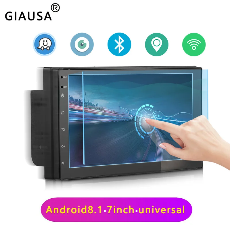 

GIAUSA 7" GPS Subwoofer Auto Radio 2 Din Android Car Stereo Audio Central Multimedia Player 2din Touch Screen Wifi BT Autoradio