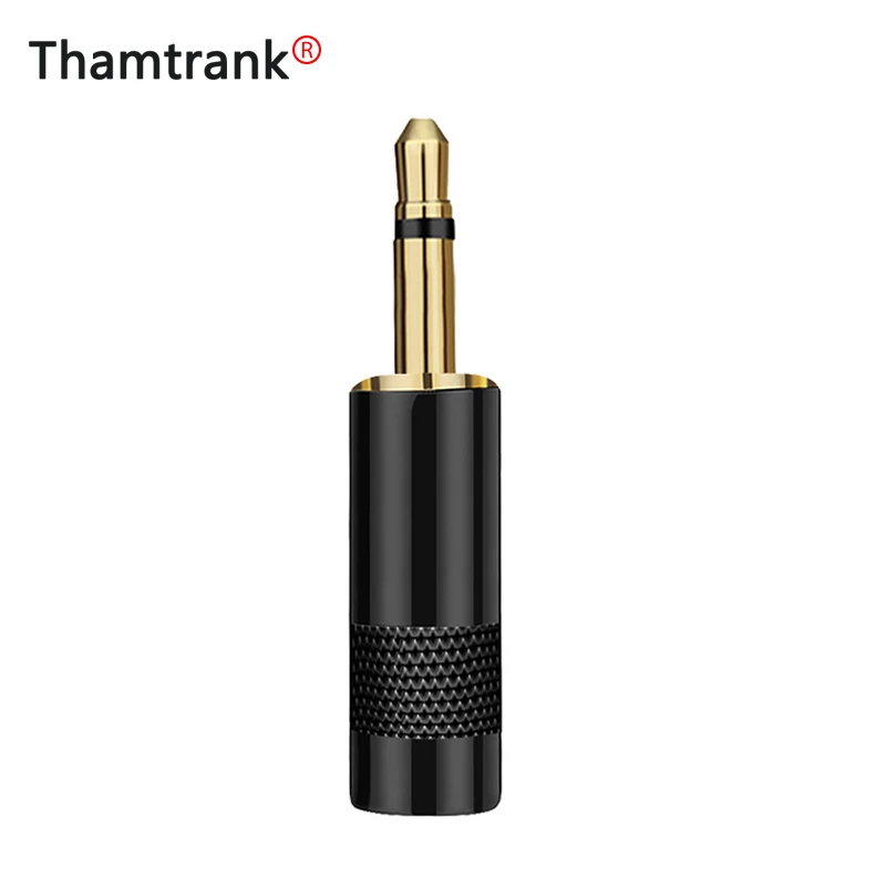 100pcs lot Mono 3 5mm Connector 2Pole 1 8 Inch Male Plug Gold Plated Audio Jack 3 5mm Wire Connector for 6MM Cable Headphone DIY