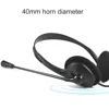 3.5mm Wired Gaming Earphone Headphone With Microphone 3.5mm Plug MIC VOIP Headset Skype for PC Computer Laptop 2