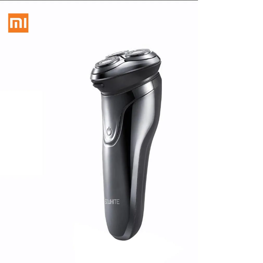 Xiaomi Soocas так белая электробритва бритвы Для мужчин моющиеся USB Перезаряжаемые 3D плавающей Smart Управление бритья щетка для бороды