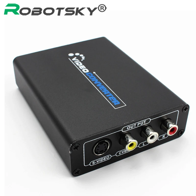 

HDMI to AV RCA CVBS Component Converter Scaler 1080P Adapter Cable Box for Monito L/R Video HDMI2AV HD Support NTSC