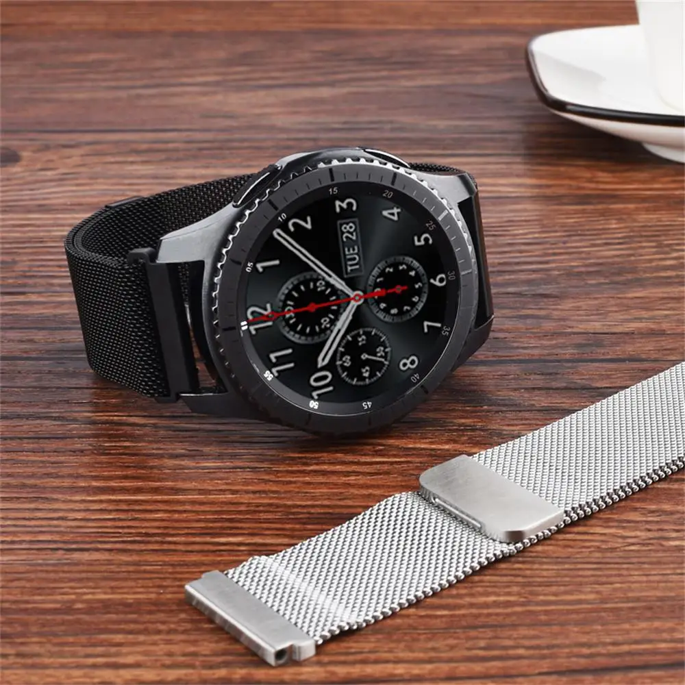 Миланская петля для samsung galaxy watch 46 мм 42 gear S3 22 20 Frontier Classic active Band huami amazfit bip huawei