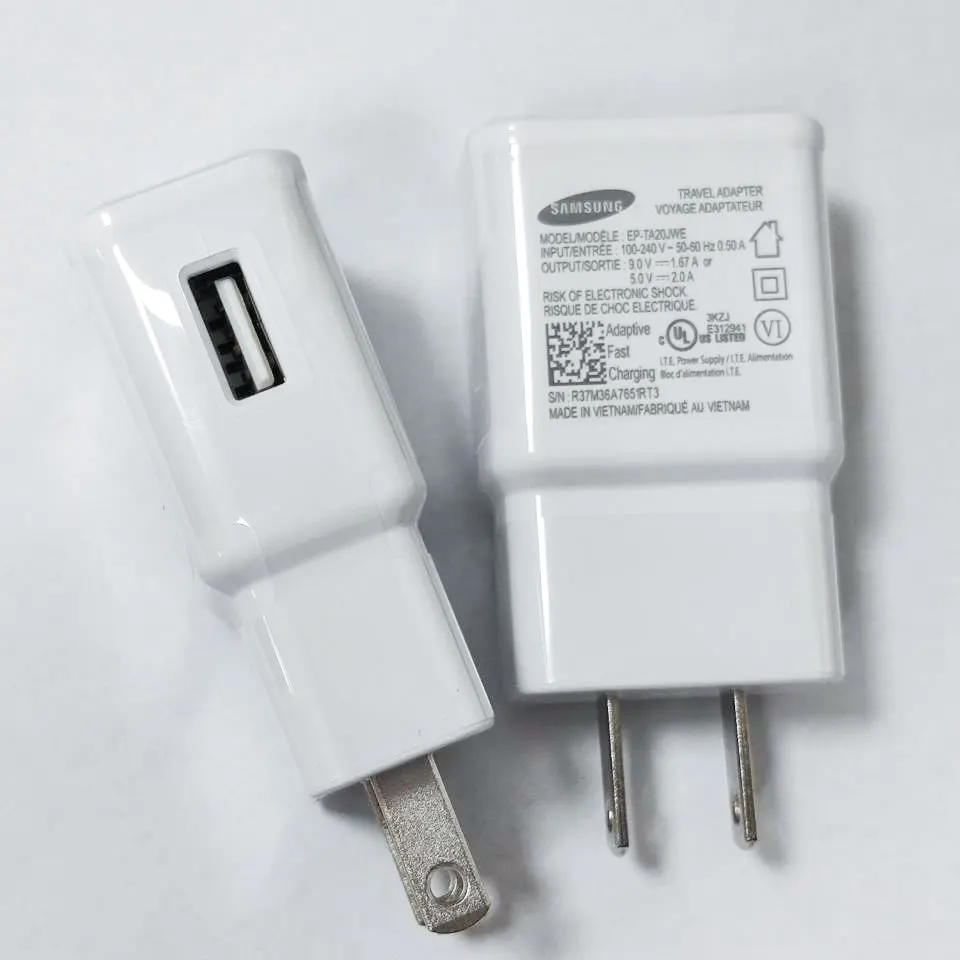 Samsung Galaxy US Plug быстрое зарядное устройство адаптер Быстрая зарядка 1,2 M type C кабель для Galaxy S10 S8 S9 Plus A30 A50 A70 note8