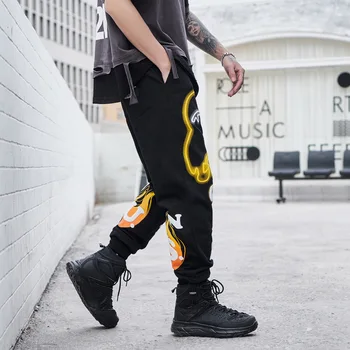 

Harem Pants 2020 Mens Fashion Baggy Tactical Trouser Hip Hop Casual Cotton Multi Pockets Pants Streetwear Sweatpants oversize