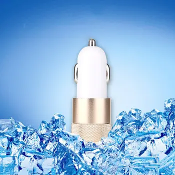 

New Two-Port USB Universal Car Charger for IPhone6/6s/5 for IPod for Ipad for Samsung Accessory Equipment