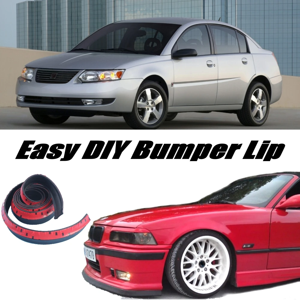NOVOVISU Bumper Lip Deflector Lips For Saturn Ion 2003~2007 Front Spoiler Skirt Car Tuning / Body Kit Strip | Автомобили и