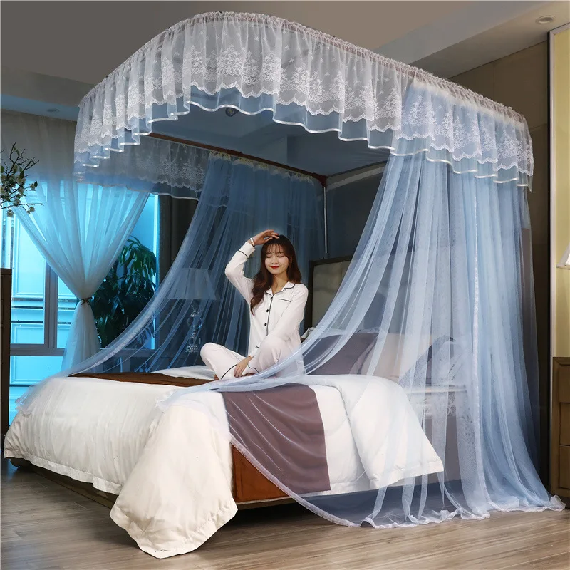 4 Four Corner Encryption Europe Mosquito-proof Net Curtain+Stainless steel Frame 