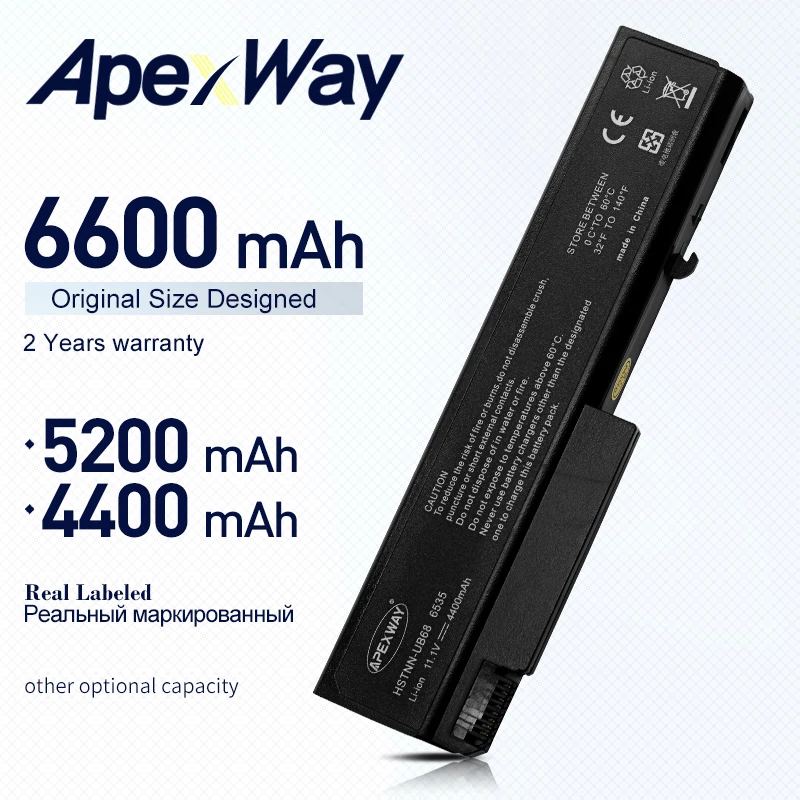 Аккумулятор ApexWay для Hp EliteBook 6930p 8440p 8440 вт AU213AA 1 5 2 | Компьютеры и офис
