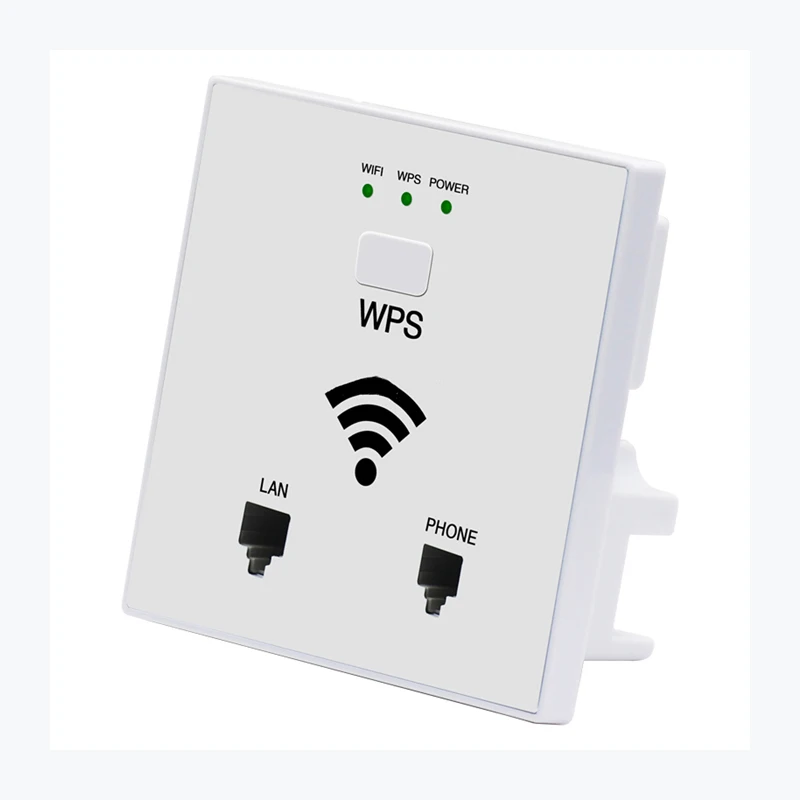 Розетка настенная с поддержкой Wi Fi 150 Мбит/с RJ45 RJ11|in wall|hotel socketrj45 rj11 socket |